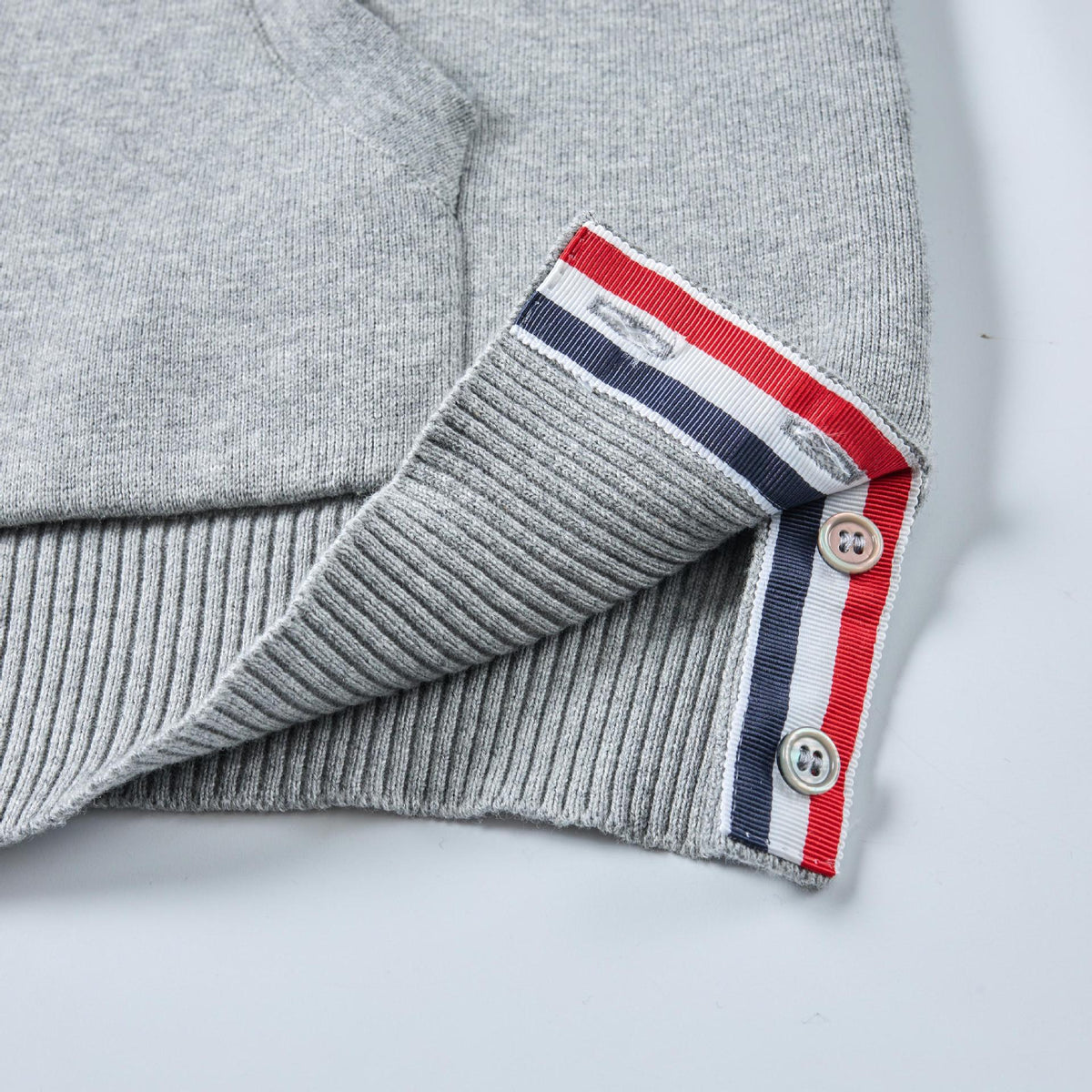 Thom Browne 2025SS Left and Right Colorblock Hoodie