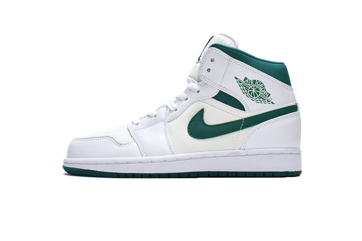 Air Jordan 1 Mid White Mystic Green Reps Sneaker CD6759-103
