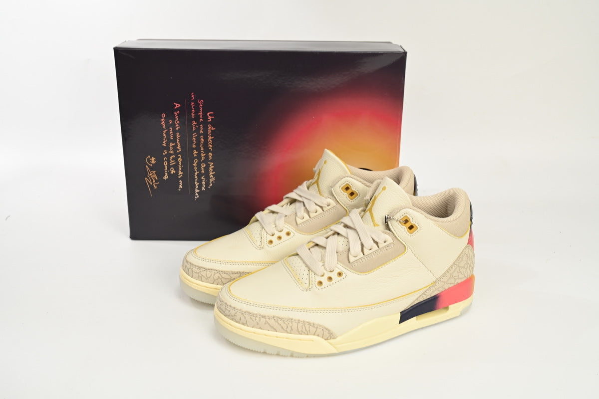 Air Jordan 3 Retro SP J Balvin Medellín Sunset Reps Sneaker FN0344-901
