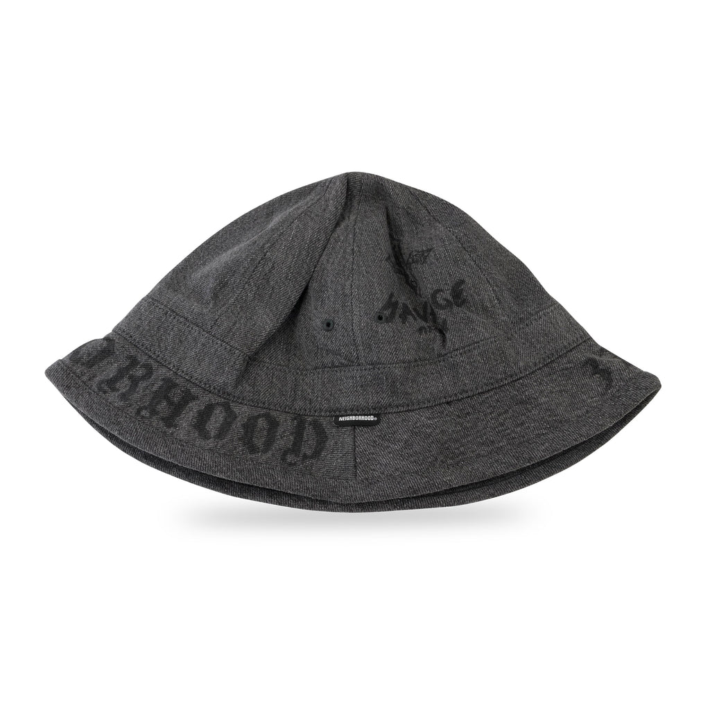 FADE DENIM BALL BLACK HAT
