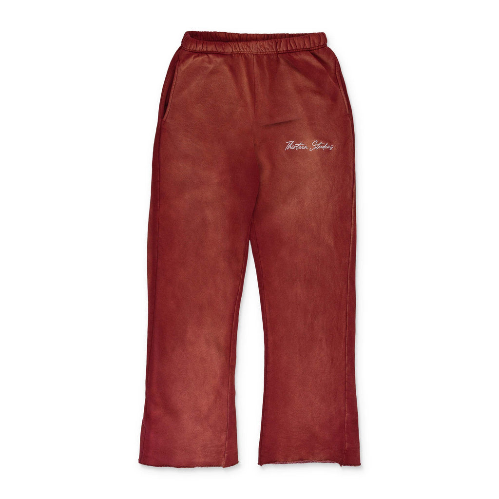 FADED RED SWEATPANTS