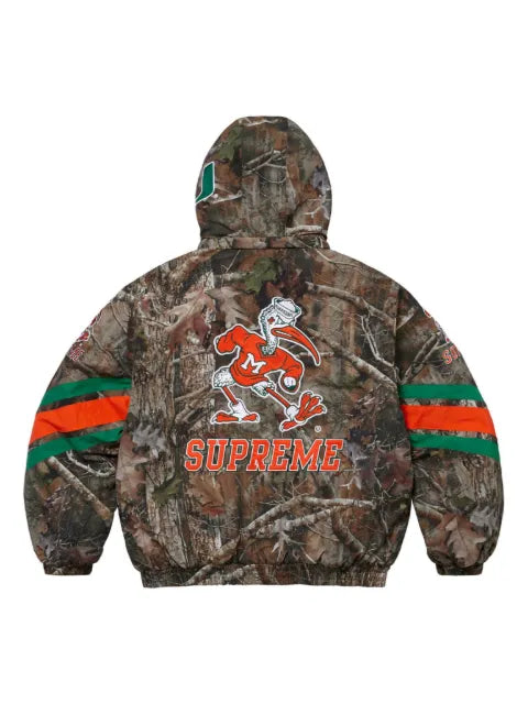 Supreme x Mitchell & Ness NCAA Stadium bomber jacket