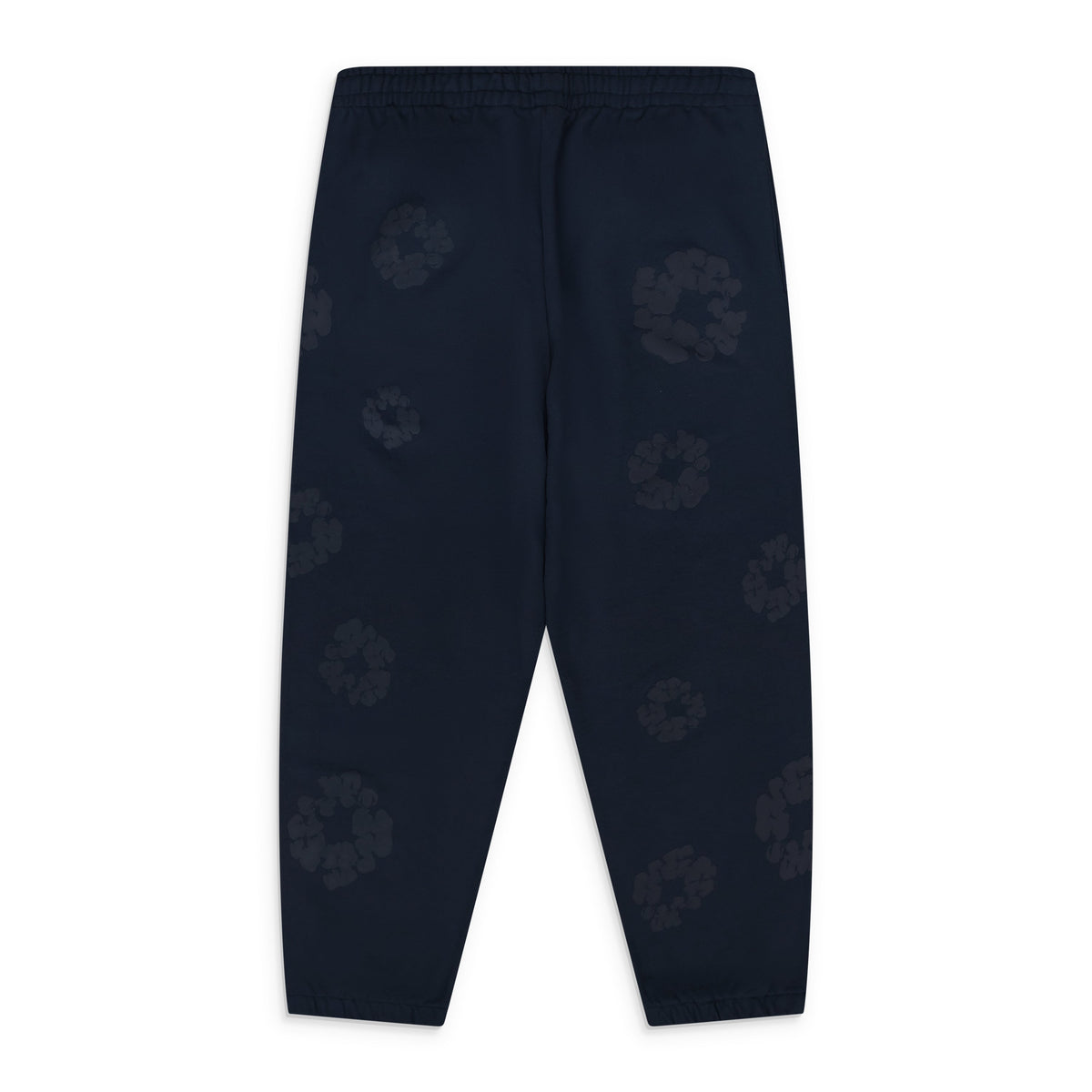 Navy Mono Wreath Sweatpants