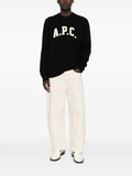 A.P.C. logo-detail crew-neck sweater