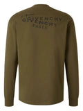 Givenchy T-shirt in cotton with givenchy stamp print