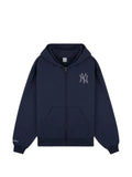 Sporty & Rich zip-up logo-detail hoodie