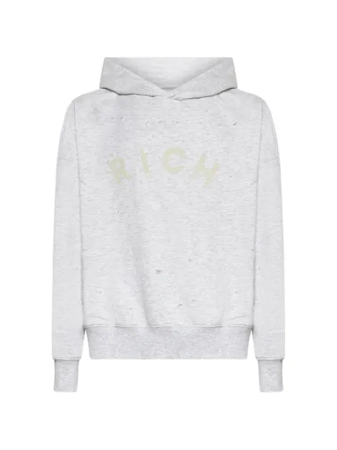 John Richmond distressed hoodie
