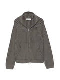 OUR LEGACY Level ribbed-knit hoodie