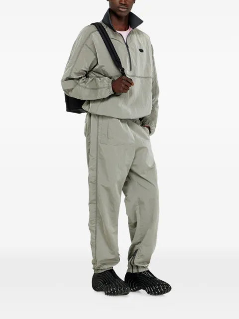 Diesel nylon jacket with crinkle effect