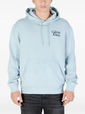 Calvin Klein logo-print drawstring hoodie