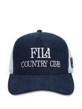 Fila Cody corduroy baseball cap and mesh