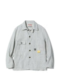 Sugar Cane Jeans Fiction Romance button-down striped cotton overshirt