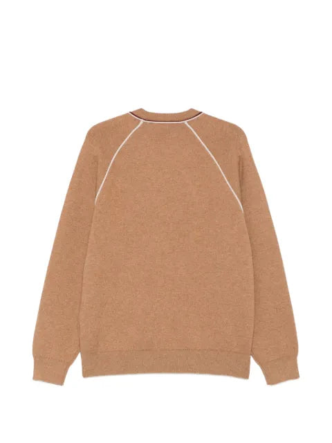MARANT logo-embroidered raglan-sleeve sweater