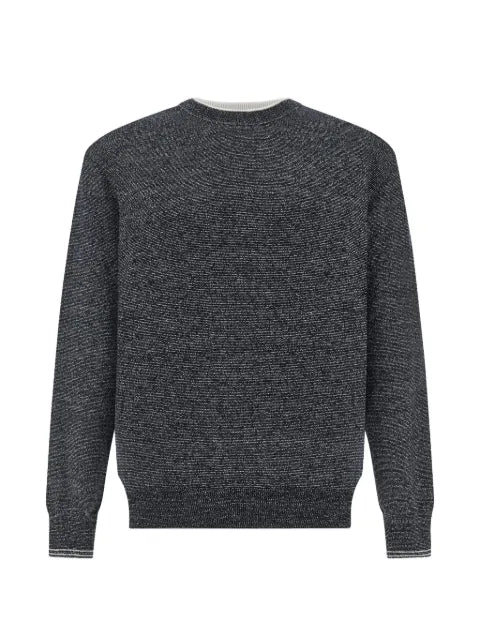 Paul & Shark fil-à-fil double-collar sweater