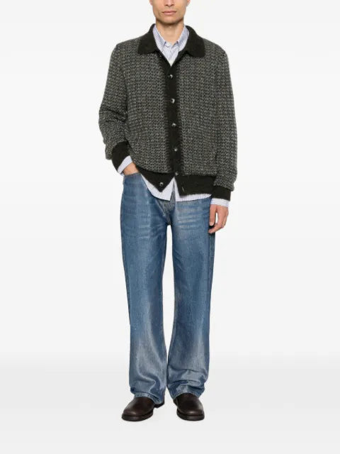 AMARANTO  patterned-knit cardigan