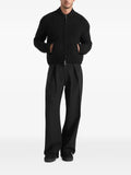 Manière De Voir Darel in black wool knit bomber jacket