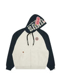 AAPE BY *A BATHING APE® logo-patch raglan-sleeve hoodie
