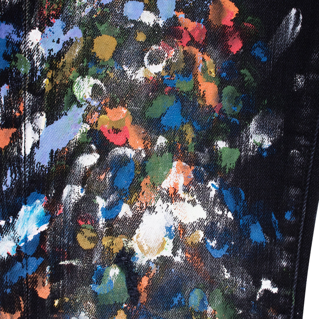Black Skinny Painter Jean