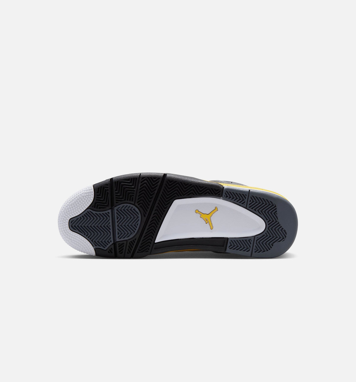 Air Jordan 4 Retro Rare Air Tour Yellow Men's Lifestyle Shoes - White / Dark Blue Grey / Tour Yellow