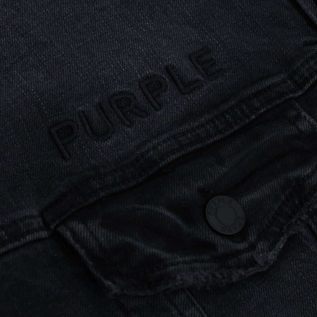 Black Purple x Blue Sky Denim Jacket