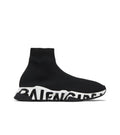 Balenciaga Speed Sneaker Midsole Graffiti Black White