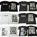 ALOCS Cough Syrup Letter Graphic Short Sleeve Tee Streetwear Unisex