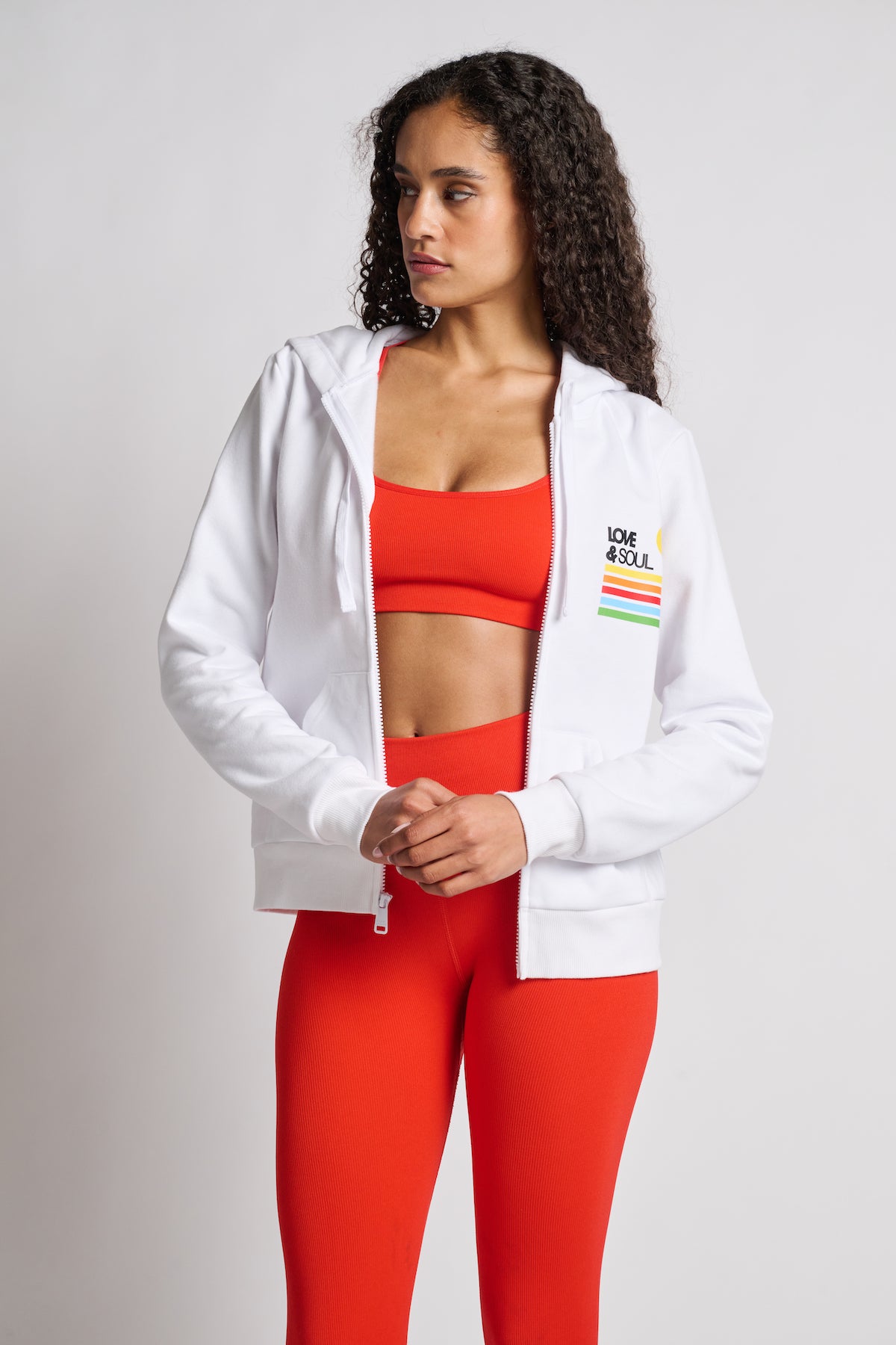 Rainbow Love & Soul Zip Hoodie
