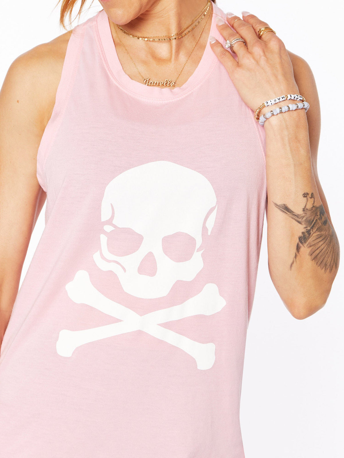 PINK RACERBACK TANK