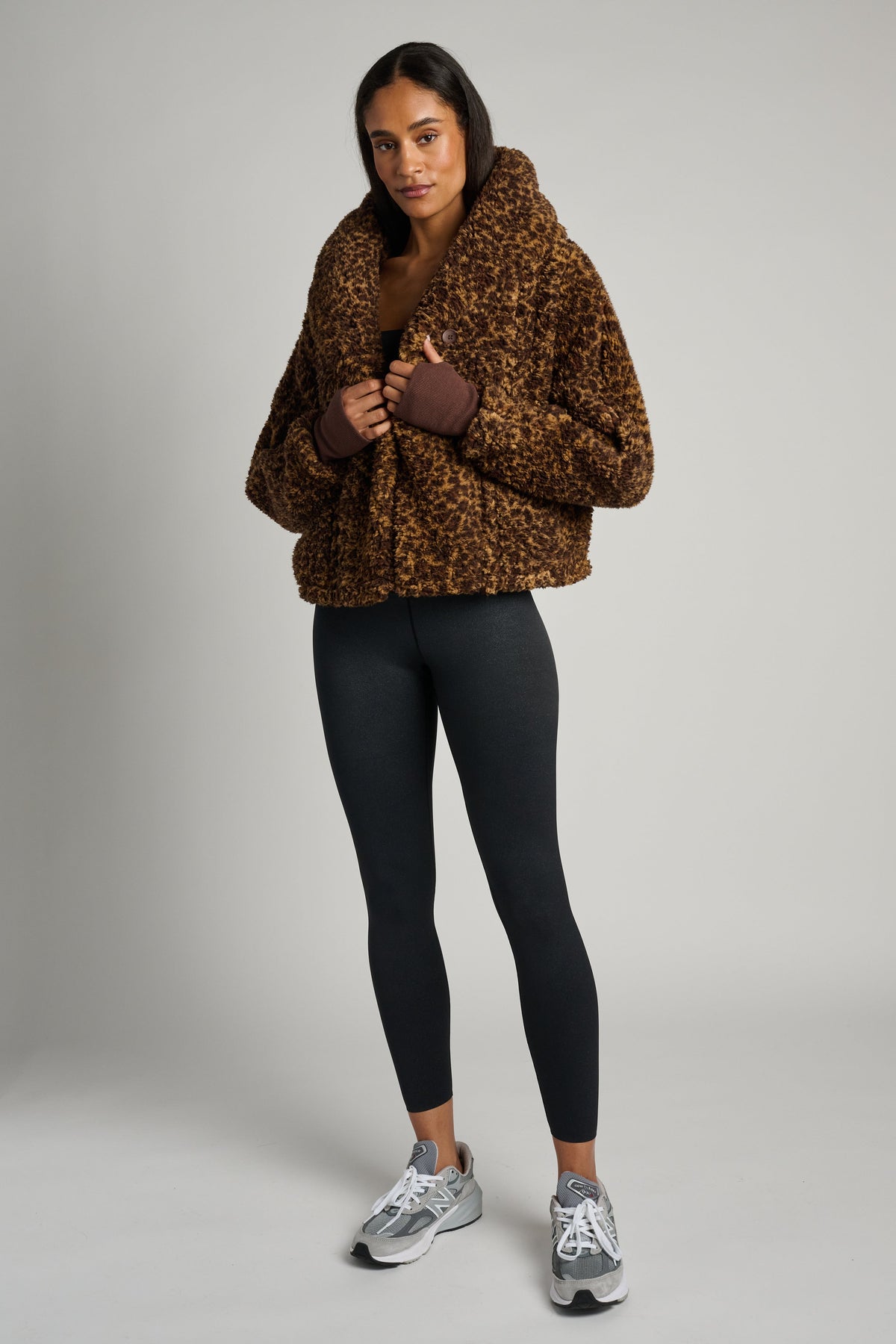 Cropped Leopard Lounger