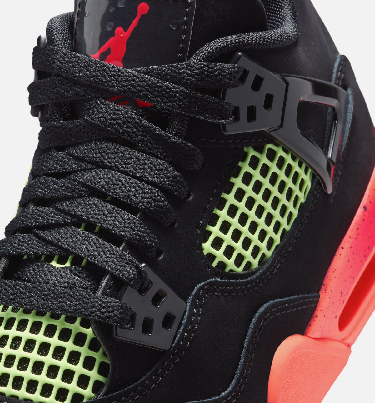Air Jordan 4 Retro Black Infrared 23 Grade School Lifestyle Shoe