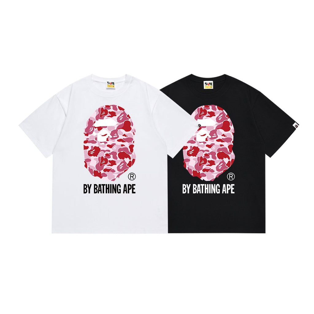 BAPE Pink Camo Ape Head Graphic T-Shirt