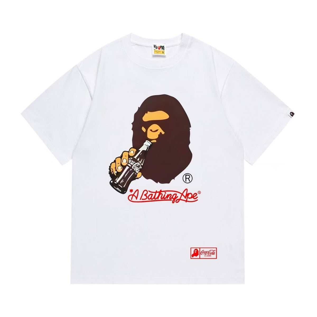 BAPE Coca-Cola Classic Ape Bottle Graphic T-Shirt