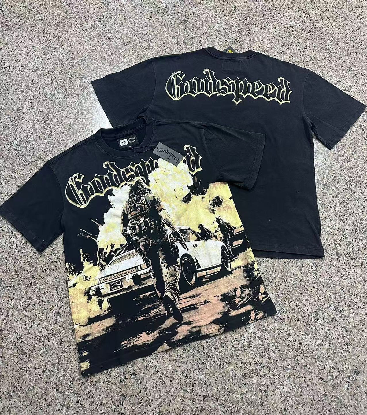 Godspeed Washed Rock Graphic T-Shirt