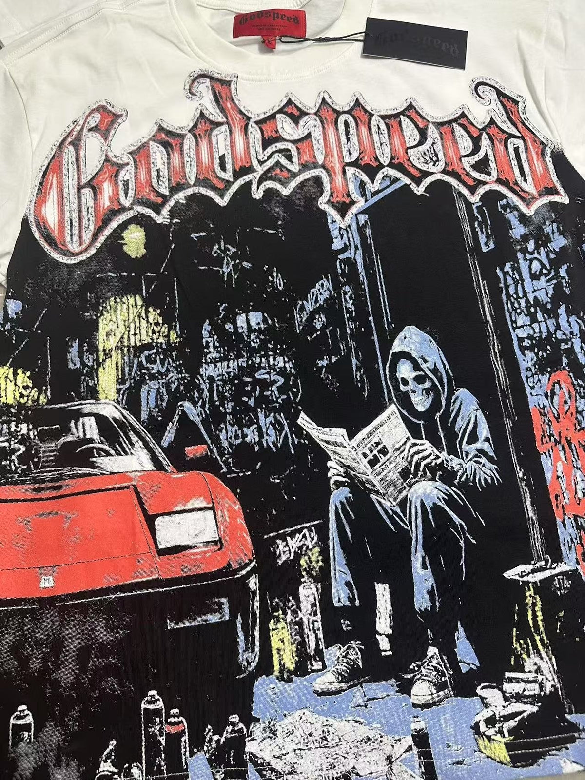 Godspeed Reaper Car Graphic T-Shirt