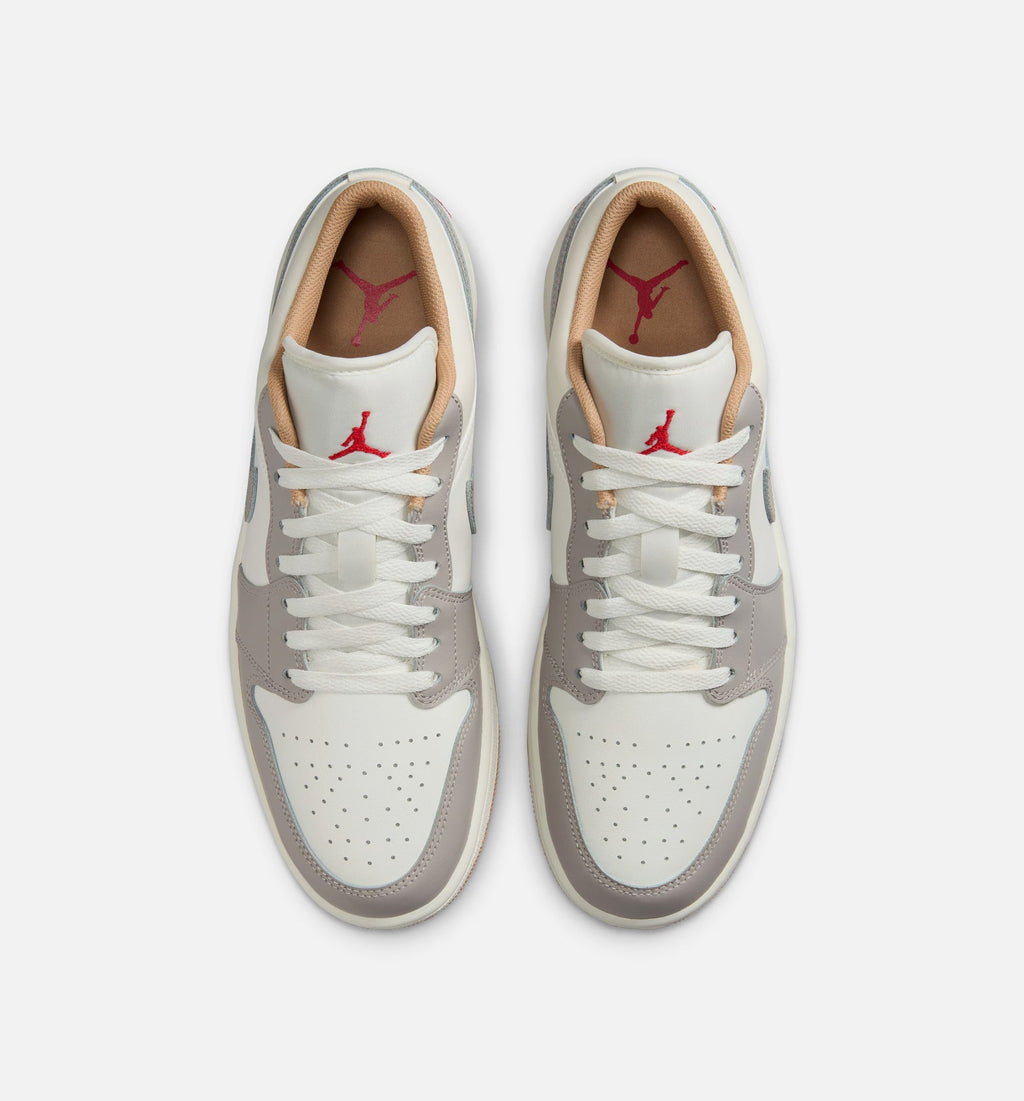 Air Jordan 1 Low “Sail/Fire Red” Men's Lifestyle Shoes