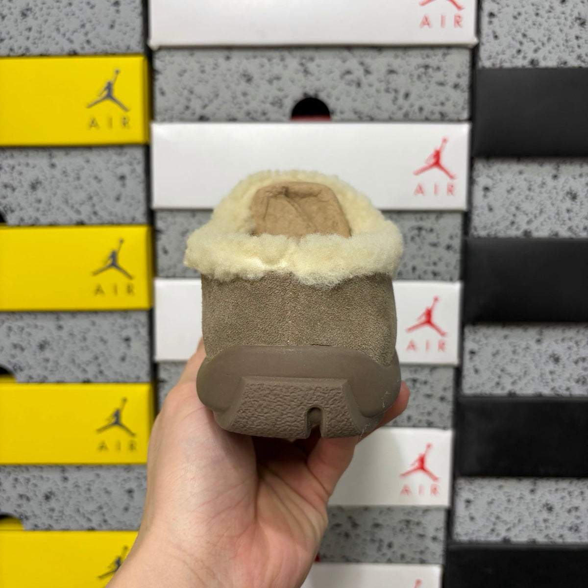 UGG Tasman Slipper – Unisex Wool-Lined Suede Moccasin in Desert Sand