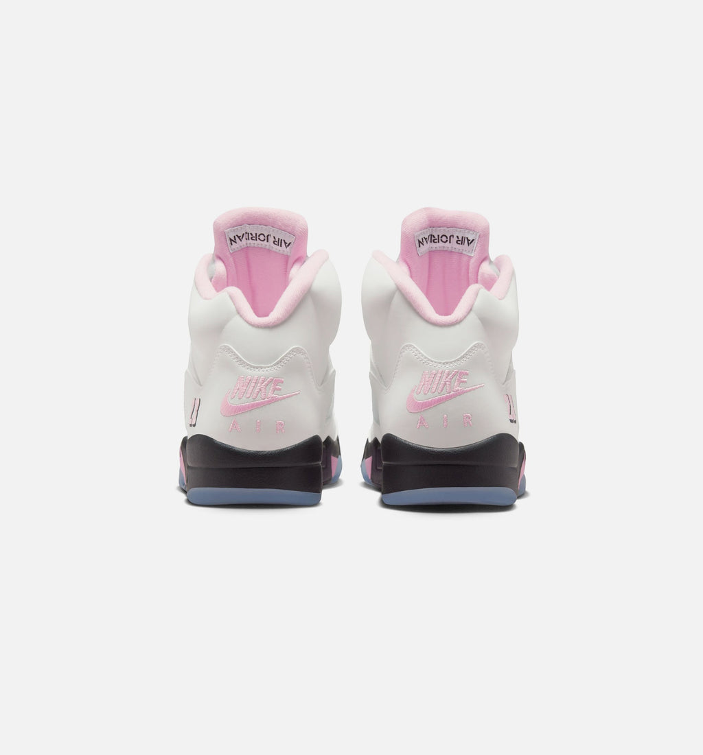 Air Jordan 5 Retro Medium Soft Pink Men's Lifestyle Shoe – White/Soft Pink/Black