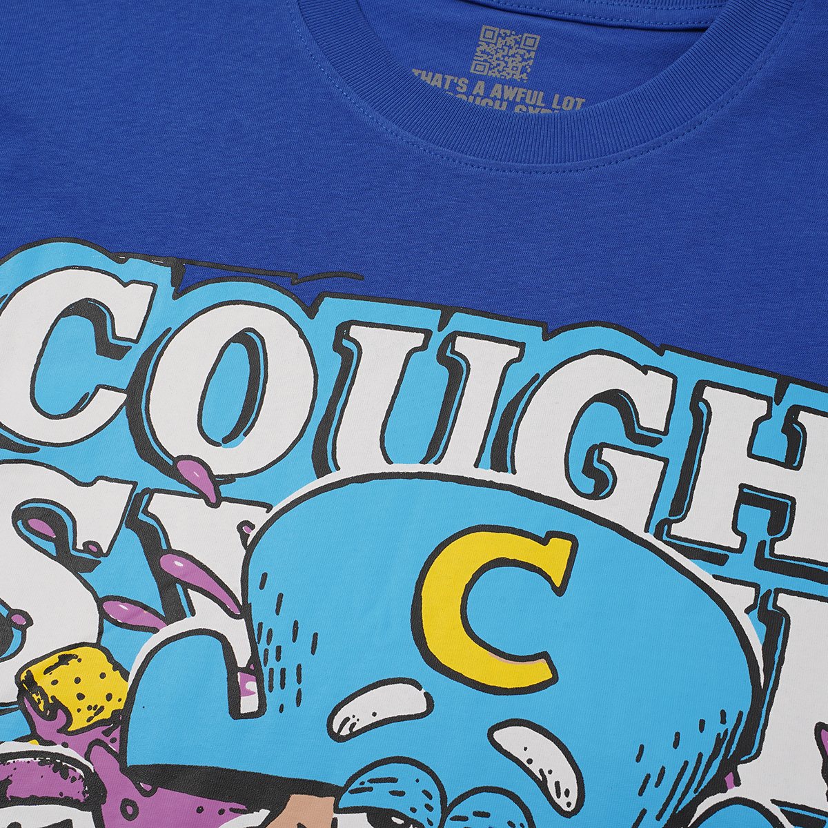THAT'S A AWFUL LOT OF COUGH SYRUP Cartoon Graphic T-Shirt
