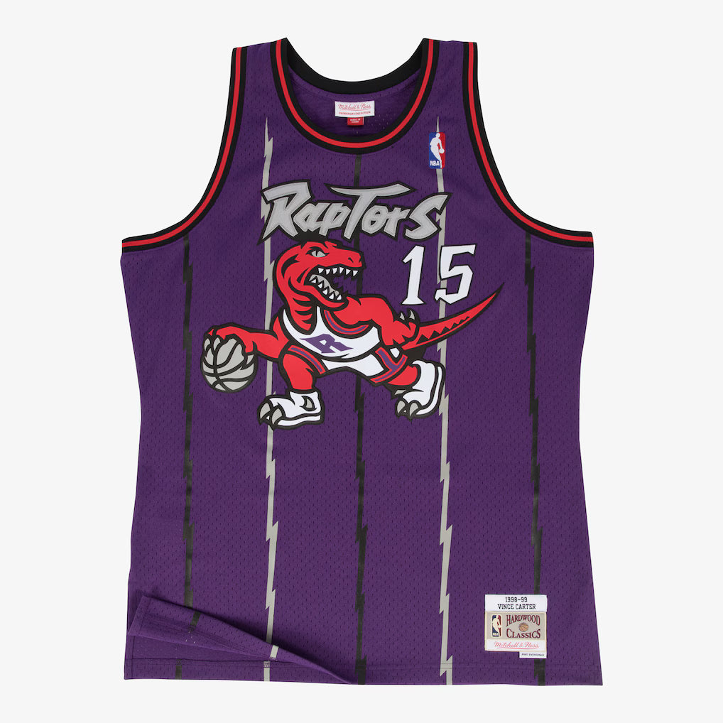 M&N Toronoto Rapters Swingman Jersey Vince Carter