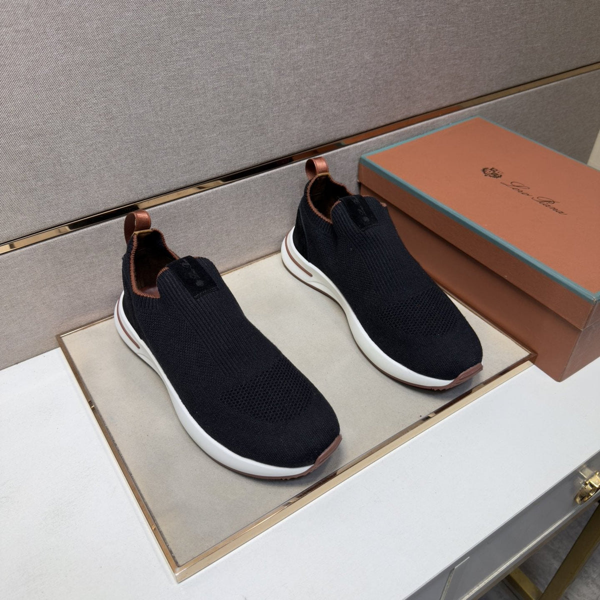 Men's Textured Slip-On Sneakers